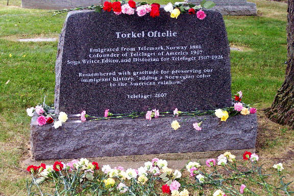 Stone placed by Telelaget